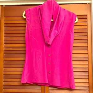 fei Anthropologie 100% Silk Top